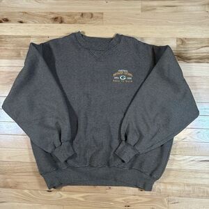 Vintage 90s Green Bay Packers Lee Sweater - Large 95/96 Central Division Champs